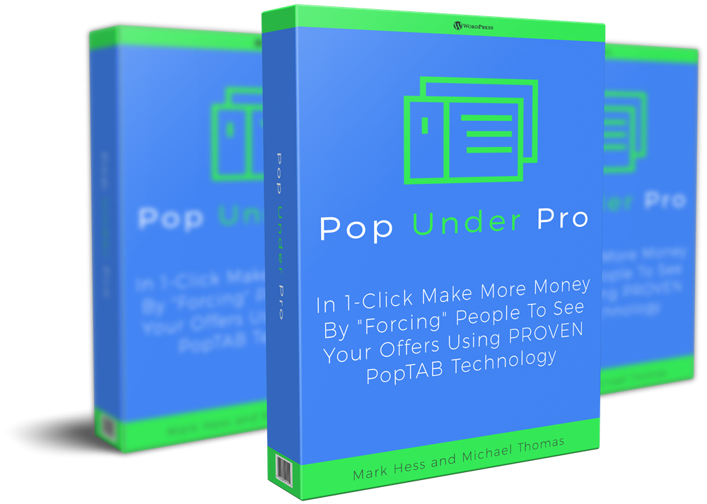 Wordpress Pop Under plugin